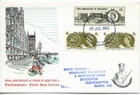1965 PARLIAMENT ORD.+PHOS GREAT BRITAIN QE2 ILLUS. FDC EVESHAM FDI PMK VGC