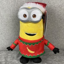 Minions Gemmy Kevin Christmas Plush Jingle Bells Animated Sings Walks NEW  