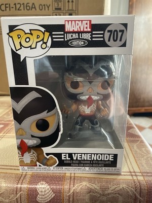 Funko Pop! Marvel Lucha Libre El Venenoide (707) Bobble-Head Neu