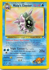 Misty's Cloyster 29/132 Gym Heroes Rare LP Pokemon TCG on eBay