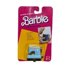 Vintage 1987 Barbie Action Accents Blue Wind Up Sewing Machine Moving Needle