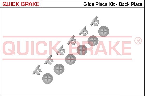 Quick Brake ZubehöRsatz, Bremsbacken Hinterachse U.A. FüR Skoda, VW-image