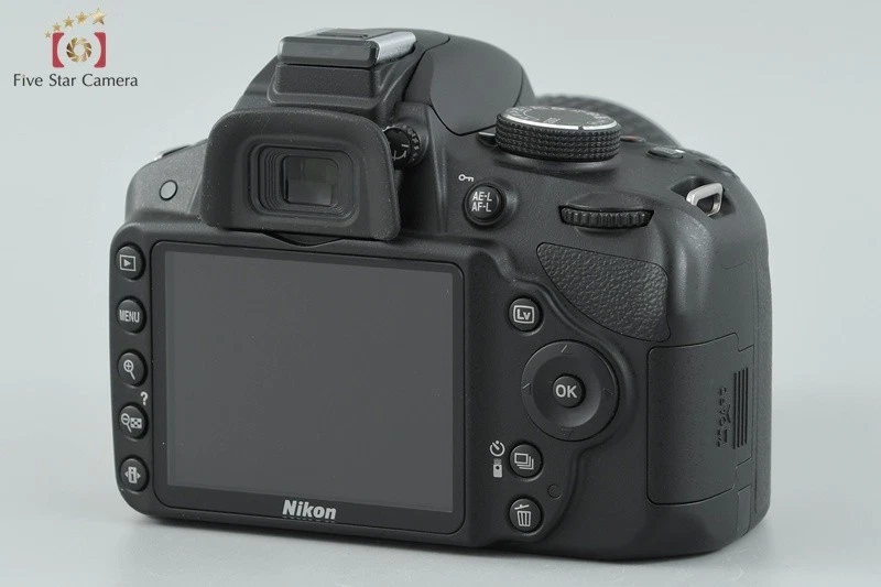 "Shutter count 1,752" Nikon D3200 Black 24.2 MP DSLR 18-55 VR Lens [Near Mint] - Image 3 of 4
