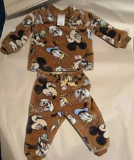  Disney Baby Character Printed Plush Set  6/9M 100% Polyester 