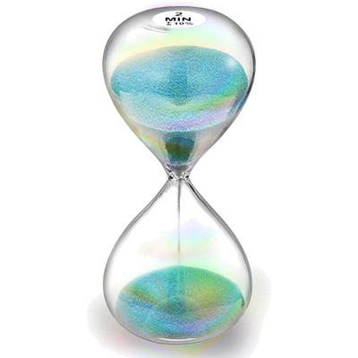 Sanduhr 2 Minuten Türkis große Sanduhr für Zuhause Büro
