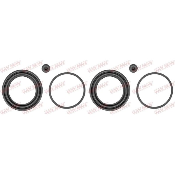 2X Quick Brake Reparatursatz Bremssattel Hinten Vorne Passend FüR Abarth Ritmo-image