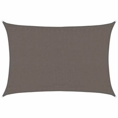 Sonnensegel 160 g/m² Anthrazit 3,5x5 m HDPE