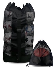 1/2pcs Soccer Ball Bag,Adjustable Shoulder Strap Extra Large and 1pcs Drawstr...