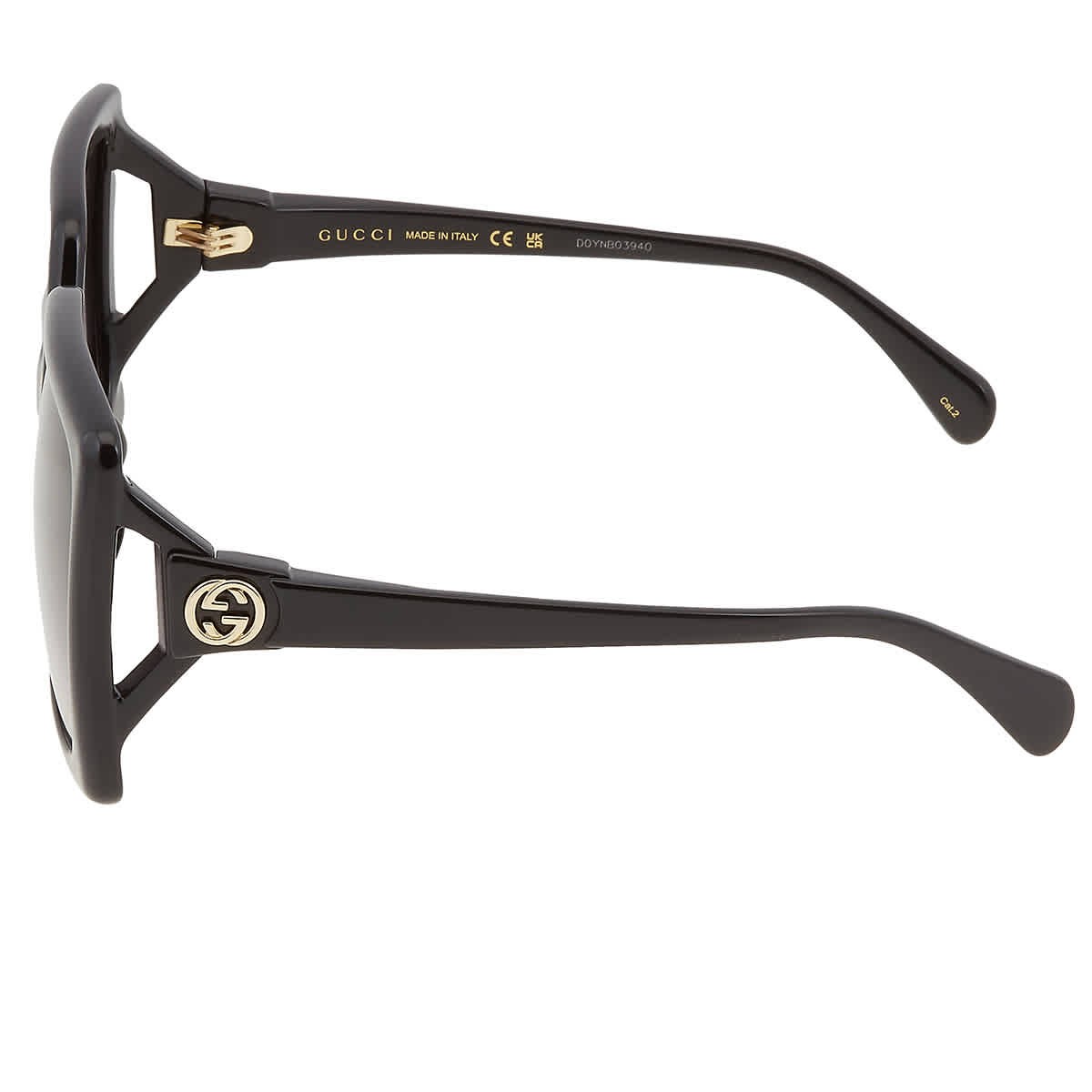 Gucci Grey Gradient Square Ladies Sunglasses GG0876SA 001 59 GG0876SA 001 59 thumbnail 4