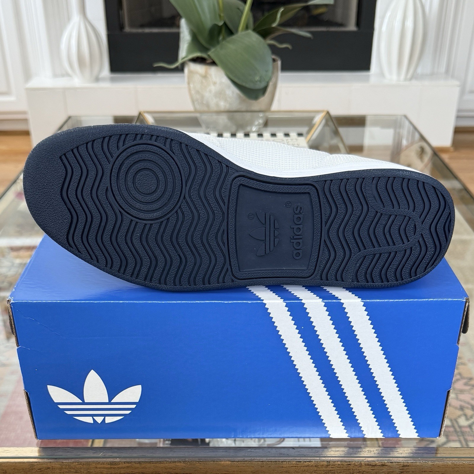 Size 10.5 - adidas Rod Laver  Cloud White/Collegiate Navy -G99864 -SAME DAY SHIP image 7