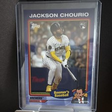 Topps 2024 X Chris Berman Boomer's Baseball Rookie Jackson Chourio Brewers #71