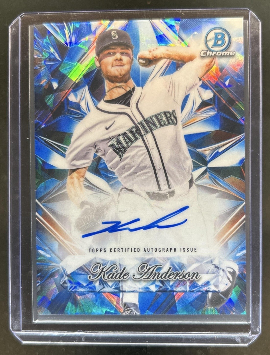 2025 Bowman Draft Sapphire Kade Anderson Selections Auto #SSA-KA Mariners