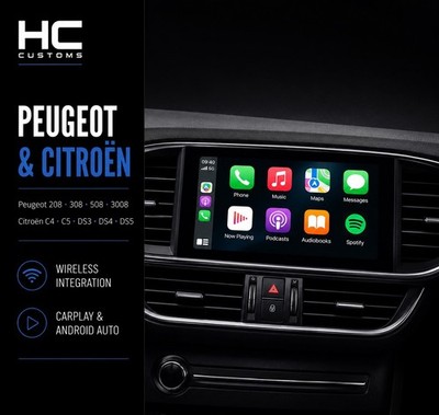 NEU Wireless Carplay und Android Auto Modul für Peugeot Citroen SMEG & MRN