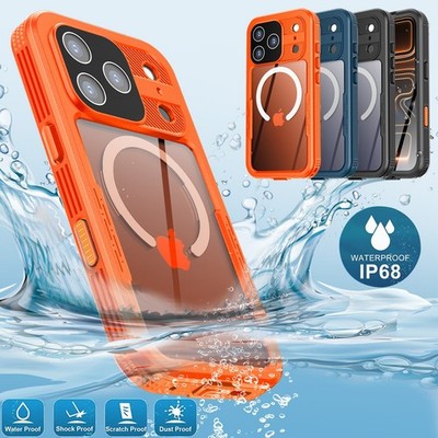 For iPhone 17 Pro Max/17 Pro/17/Air Case Waterproof Shockproof MagSafe Cover