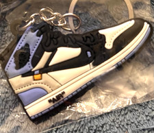 Detailed NEW Nike Air Jordan Sneaker Keychain / Silicone, Multi Color