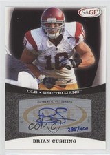 2009 SAGE Auto Silver 285/400 Brian Cushing #A12 Auto 0af