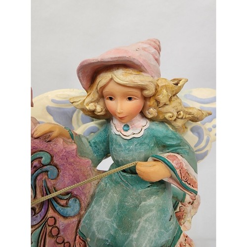 Jim Shore Meeresfee auf Seepferdchen Figur 2009 Heartwood Creek #4014982 EUC - Bild 2 von 8