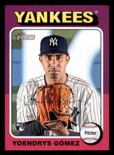 2024 Topps Heritage #661 Yoendrys Gomez New York Yankees RC