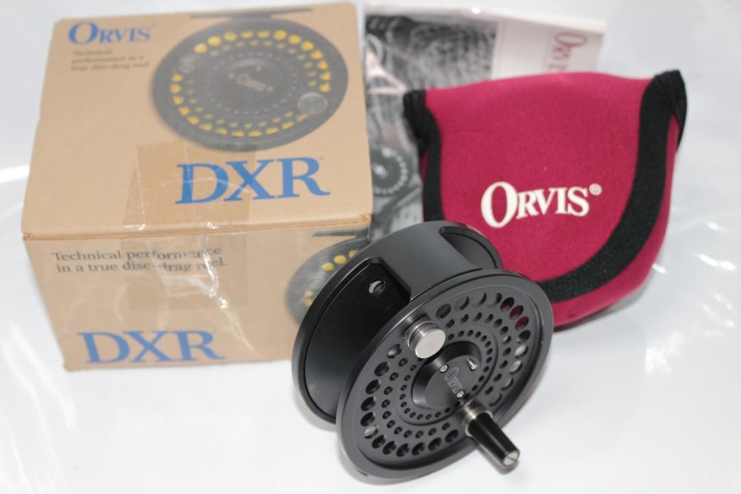 Orvis DXR 9/10 Salt Spey Reel Black 11 with Box Pouch