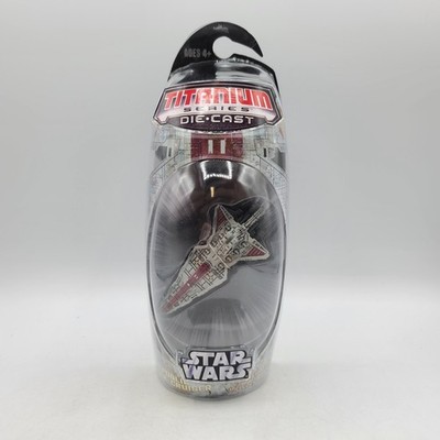 Star Wars Micro Machines Titanium Series Die Cast Republic Attack Cruiser ROTS