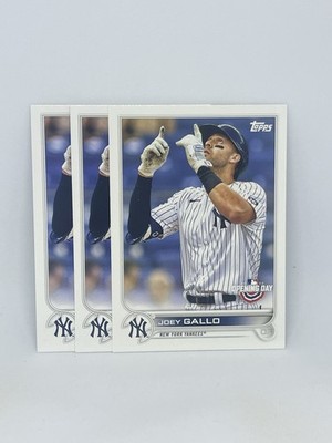 Joey Gallo(Lot of 3) 2022 Topps Series 1 #322(2x), 2022 Topps Opening Day #5