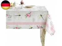 Maison D'hermine Tischdecke, Rechteckig, 100% Baumwolle, 180 Cm X 140 Cm.