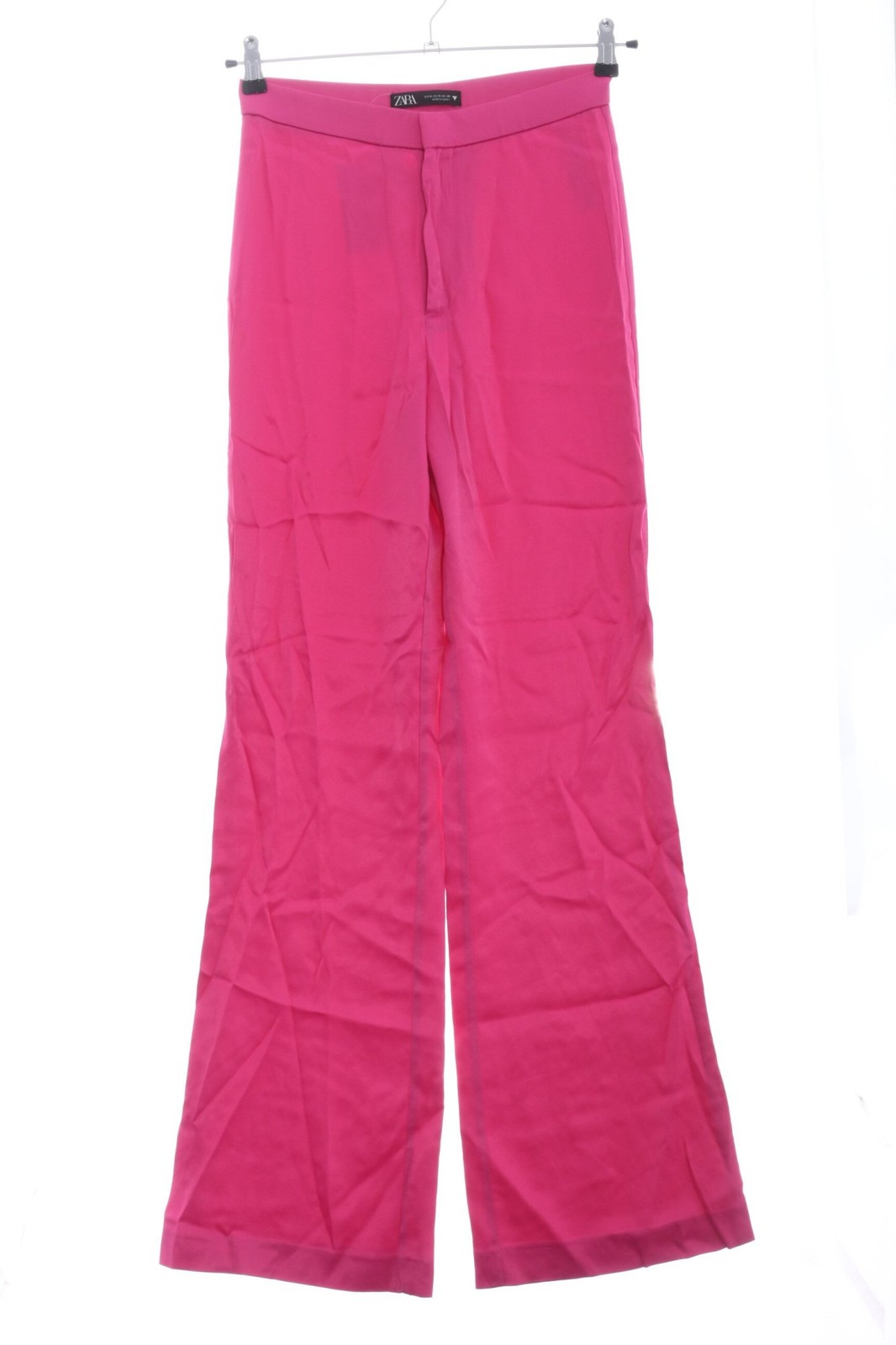 ZARA Pantalón de campana Mujeres Pantalón Talla EU 38 rosa look casual