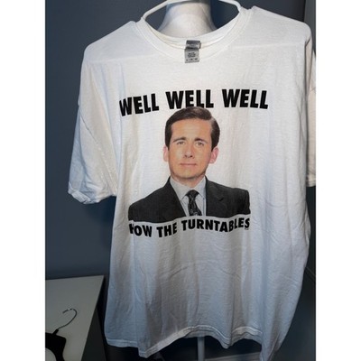 The Office Michael Scott How The Turntables Graphic T-Shirt White XL