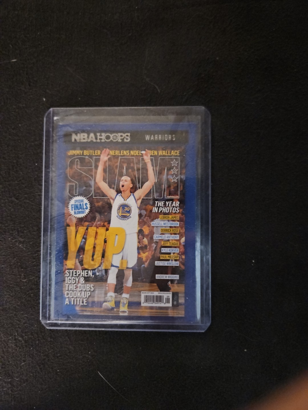 2020-21 Panini NBA Hoops - Slam Stephen Curry #4 Purple Explosion