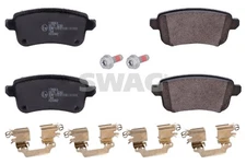 Rear Axle SWAG 33 10 4736 Brake Pad Set, Disc Brake for Nissan, Renault, Sa