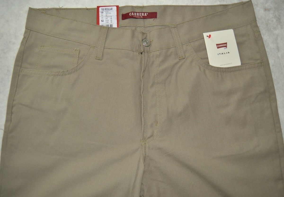 Pantalon De Jogging Homme Carrera - Coton - Couleur Beige - Tailles 48 à 62 - Neuf Avec Étiquettes