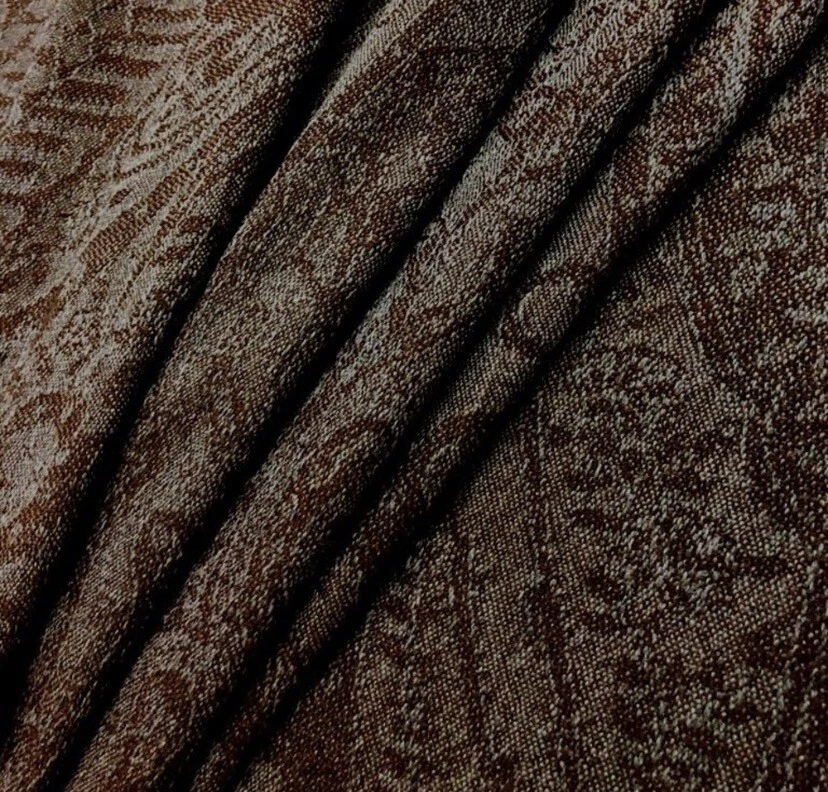 Clarence House Renzo Espresso Lujo Lana Damasco Foto 3 de 4