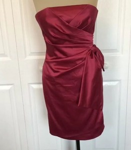 wine colored cocktail dresses