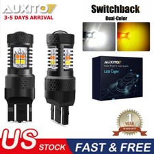 Auxito Led Blinker Front Turn Signal Light No Hyper Flash 7443 7444 Bright Amber
