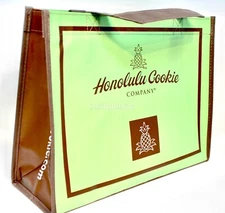 Honolulu Cookie Company Reusable Travel Gift Bag 12 x 9.5 x 4 In Grocery Vinyl