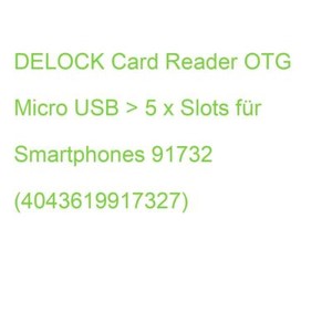 Delock mobile Card Reader OTG 8 Slots