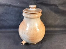Ancien vinaigrier en grès du marais poterie artisanale conserve huile vinaigre