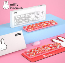  Miffy Miffy Keyboard  Mouse  Long Mouse Pad Set Wireless Keyboard  Mouse Se