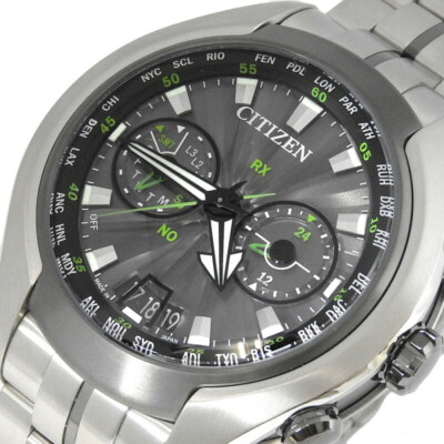 シチズン CITIZEN プロマスター サテライトウェーブ エア H909-S084857 グレー チタン ソーラー メンズ 腕時計 CITIZEN Promaster Men's Radio Quartz Watch H909-S084857 From Japan
