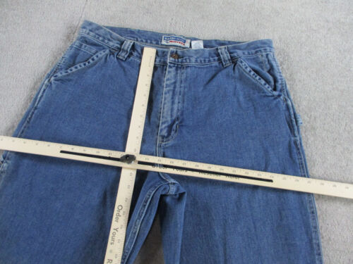 VINTAGE Old Navy Jeans Mens 36x30 Blue Denim Carpenter Painter Y2K Skater Baggy - Picture 6 of 12
