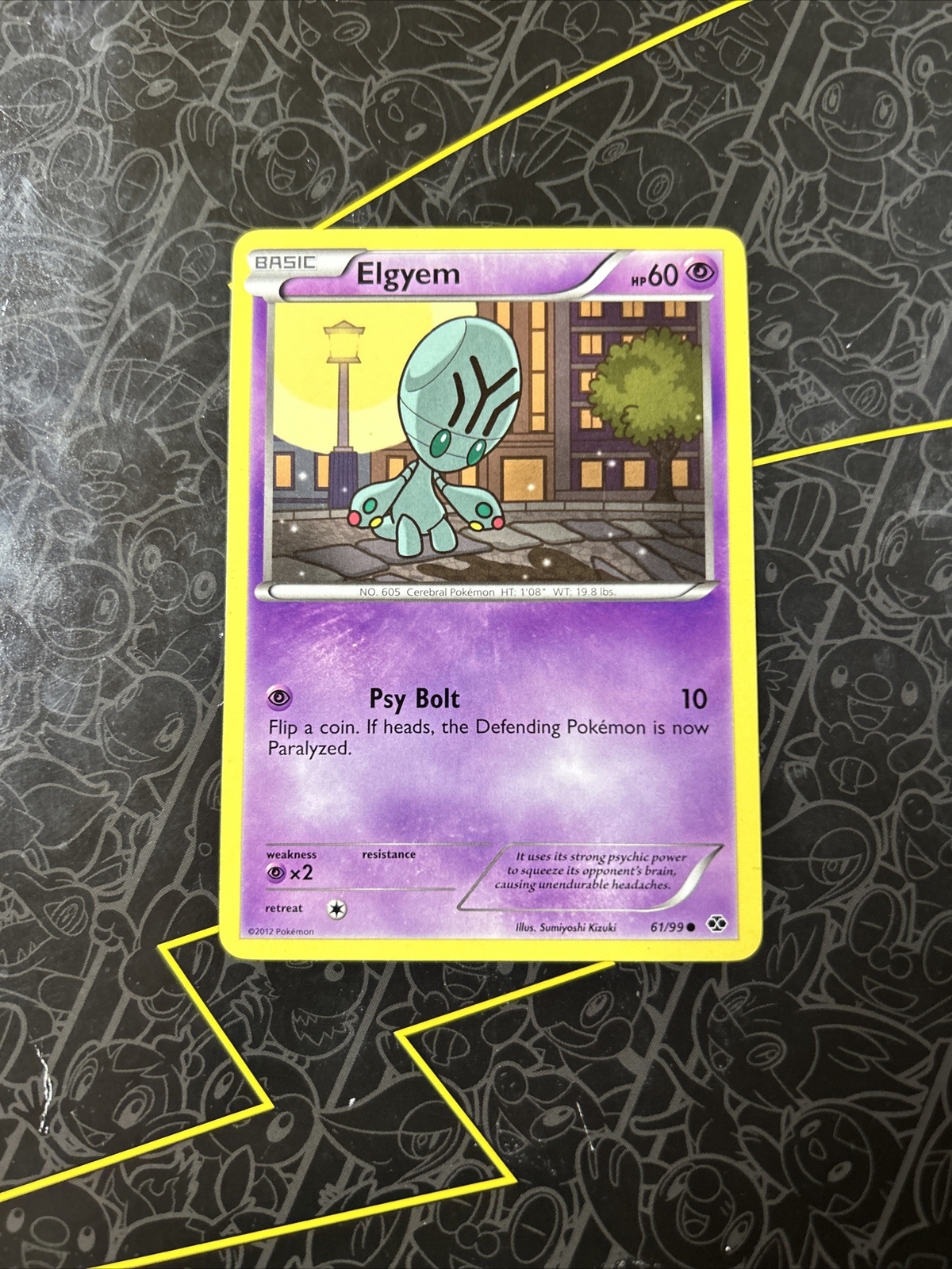 Pokémon TCG Elgyem Next Destinies 61/99 Regular Common