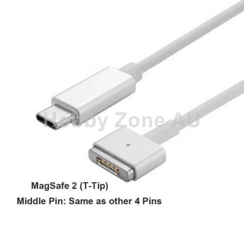 Type C To Magsafe 2 Magnetic Converter 100W PD Fast Charging 1.8m Cable MacBook - Picture 7 of 12