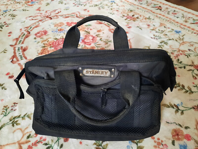 Stanley Black Canvas Tool Bag