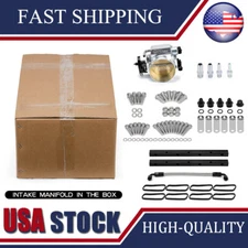 92MM ALUMINUM HIGH PROFILE LS1 LS2 LS6 INTAKE MANIFOLD 5.3 6.0 5.7 THROTTLE BODY