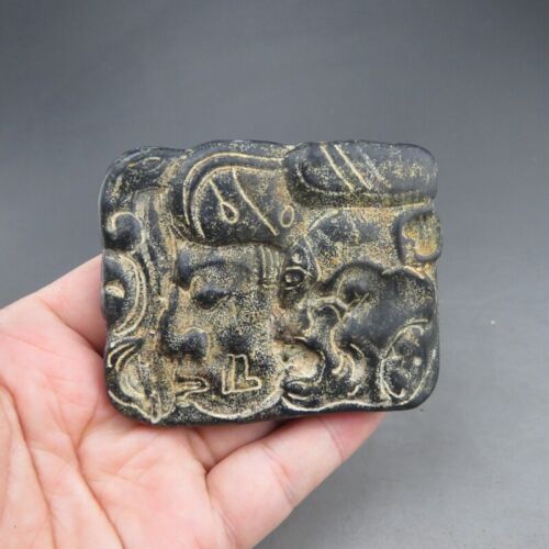 China,liaoning,jade,hongshan culture,black magnet,Apollo,choi,pendant Q059 - Picture 1 of 5