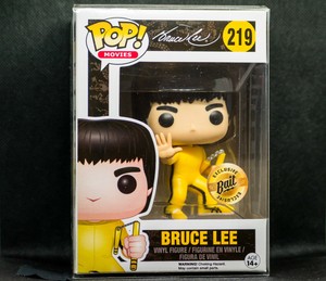 FUNKO POP! MOVIES: BRUCE LEE GAME OF DEATH #219 BAIT EXCLUSIVE W/PROTECTOR | eBay
