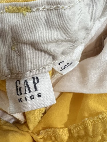 GAP KIDS BOYS SHORTS BOTTOM YELLOW SIZE 16 SLIM GUC - Picture 3 of 3