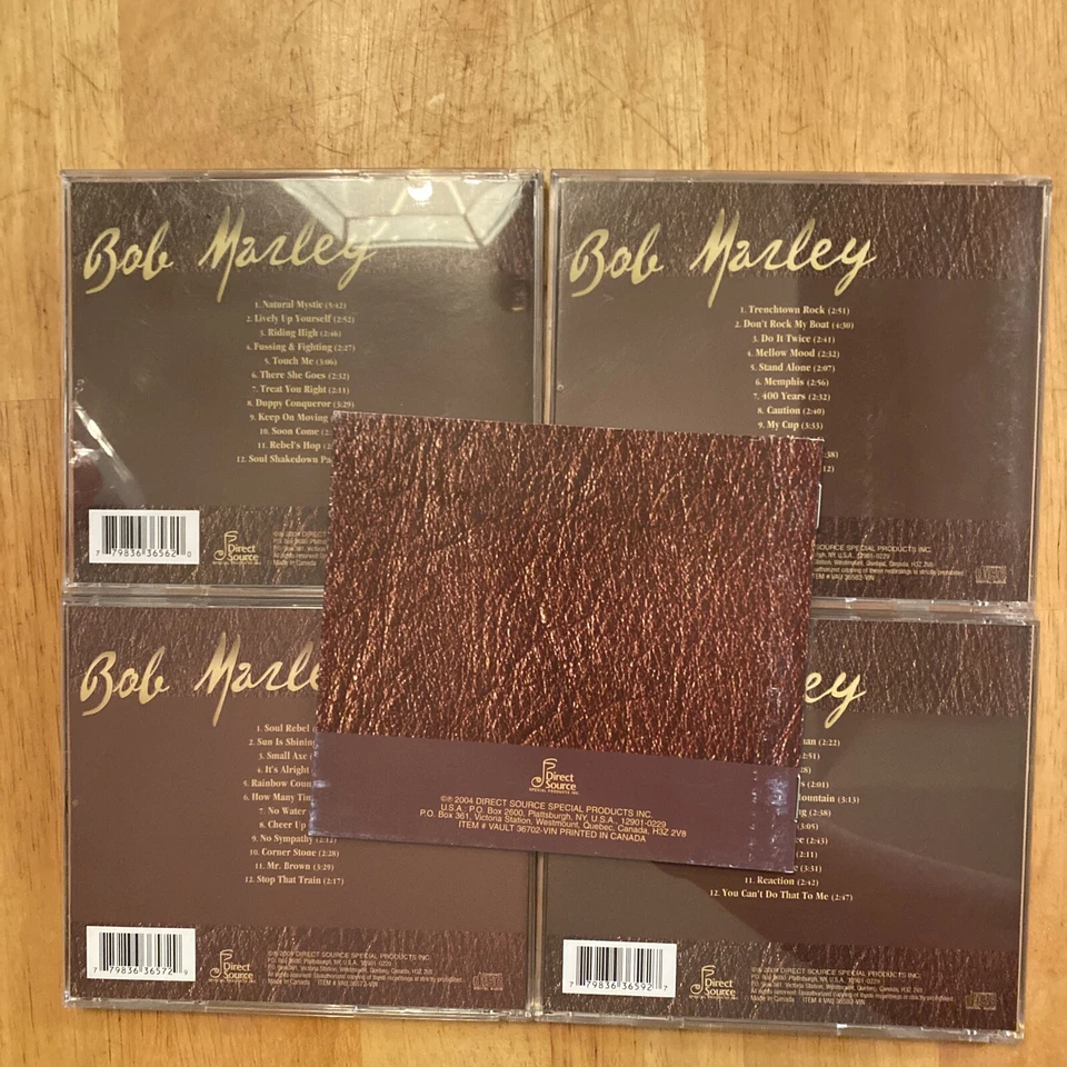 Bob Marley Vintage Vaults Canadian 4CD Set 2004 Direct Source Special Products Foto 2 de 4