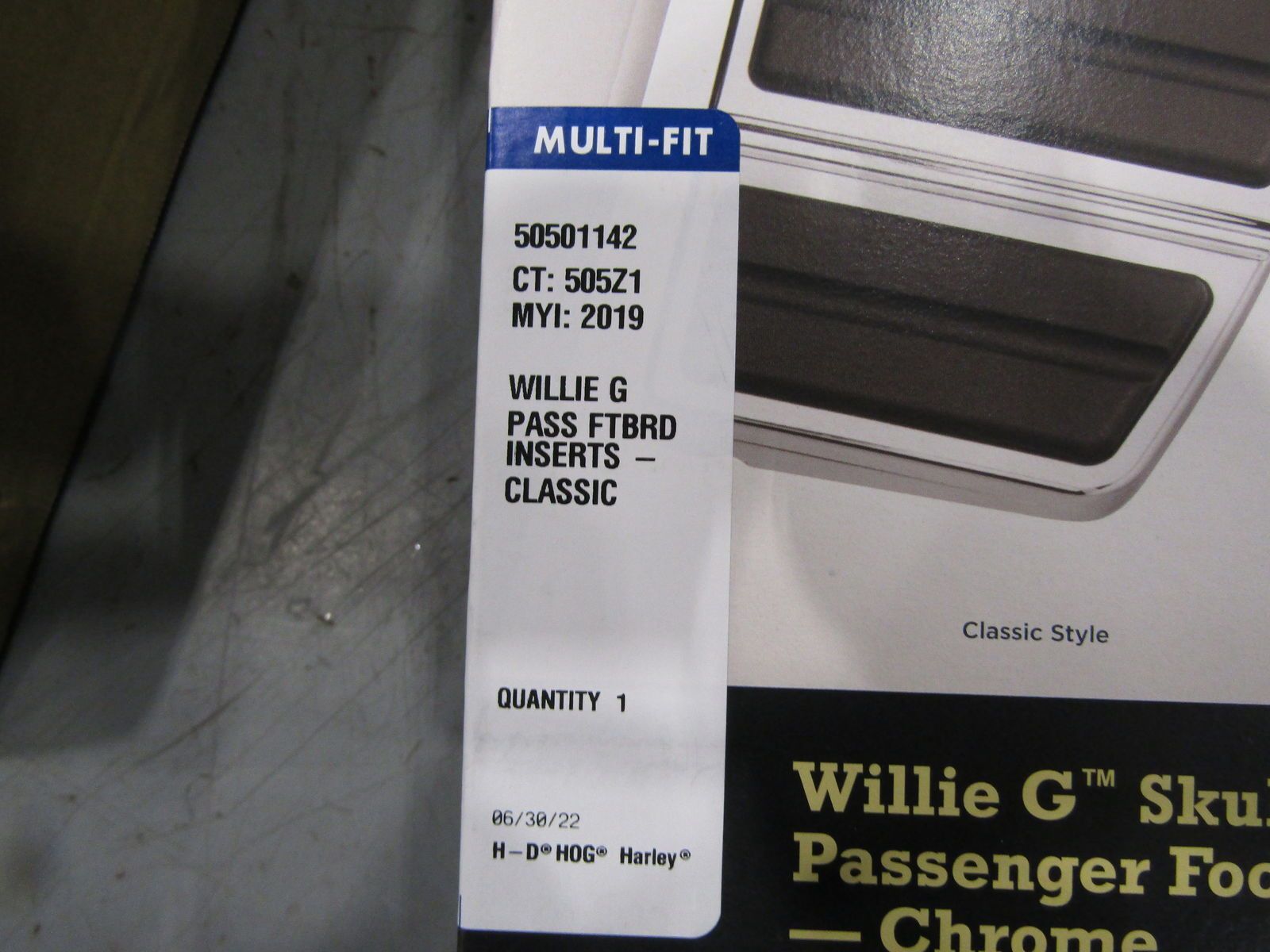 HarleyDavidson Willie G Skull Collection Footboards 50501142 eBay