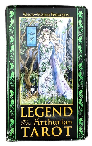 Legend The Arthurian Tarot by Anna-Marie Ferguson 1997 78-Card Deck and Booklet - 第 1/12 張圖片